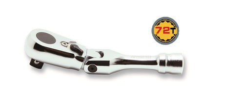 Ko-ken 3726ZSB 3/8" Sq.Dr. Ratchet Handle 72 teeth Short, Flexible Head Length 100mm Quick Release Z-series