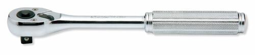 Ko-ken 3753P 3/8 Sq. Dr. Ratchet Handle  24 teeth  Length 200mm  Polished Handle