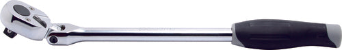 Ko-ken 3774JBL 3/8 Sq. Dr. Ratchet Handle  24 teeth Locking Flexible Head Length 285mm Push Button Plastic Handle