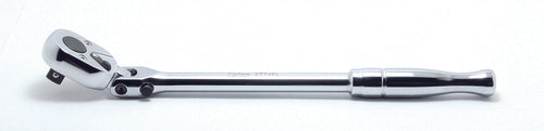 Ko-ken 3774PS 3/8 Sq. Dr. Ratchet Handle  24 teeth Flexible Head Length 175mm  Polished Handle