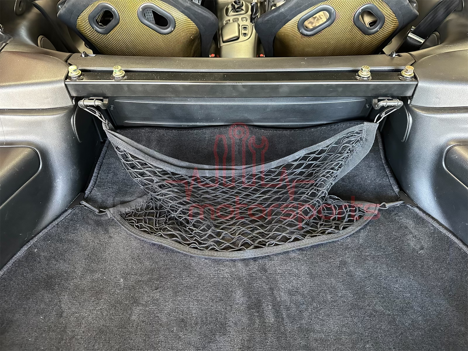 Mazda RX7 FD3S Trunk Cargo Net Kit with Brackets