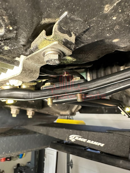 Mazda RX7 FD3S Rear Subframe Tubular Reinforcement Cross Brace and Mounting Bracket Combo Kit
