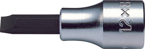 Ko-ken 4005.60-8 1/2 Sq. Dr. Bit Socket Slotted 1.2x8  Length 60mm