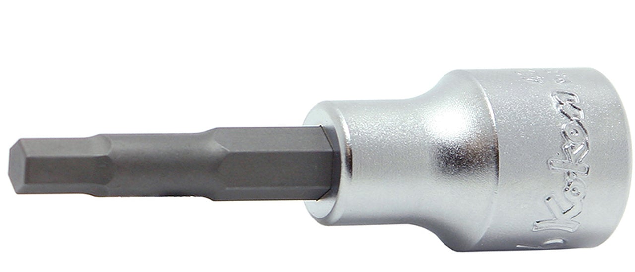 Ko-ken 4010M.75-10 1/2 Sq. Dr. Bit Socket  10mm Hex Length 75mm