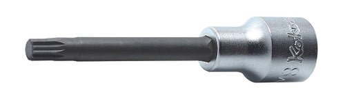 Ko-ken 4020.60-M10 1/2 Sq. Dr. Bit Socket XZN M10 Triple Square Length 60mm