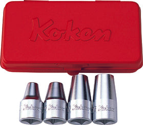 Ko-ken 4203MF 1/2 Sq. Dr. Stud Bolt Setter set  M6-M12 Fine pitch thread   4 pieces