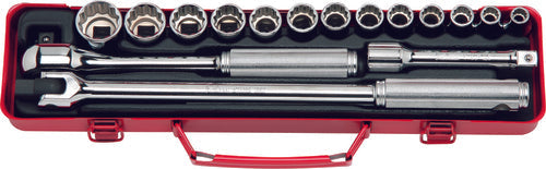 Ko-ken 4232M 1/2 Sq. Dr. 16 Piece 12-Point Metric Socket Set  8-26mm