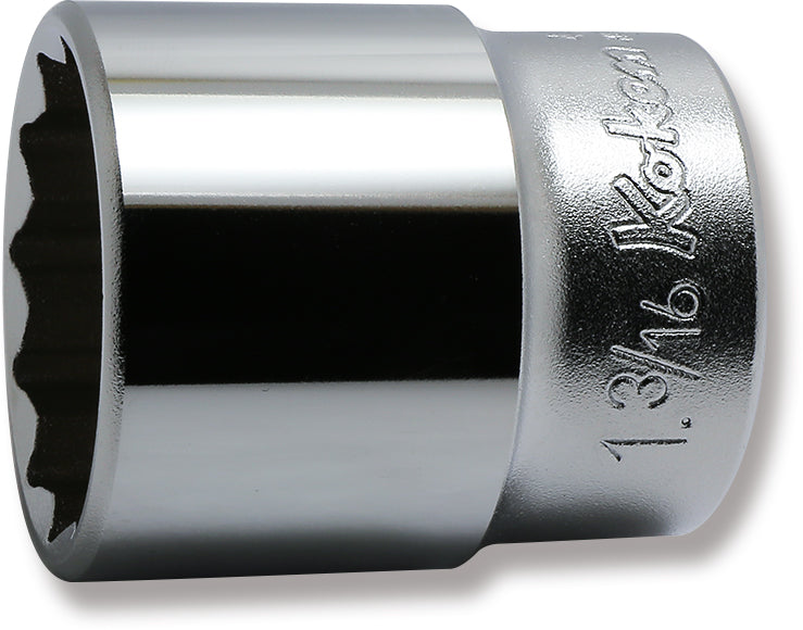 Ko-ken 4405A-1.3/8 1/2 Sq. Dr. Socket  1.3/8 12 point Length 47mm