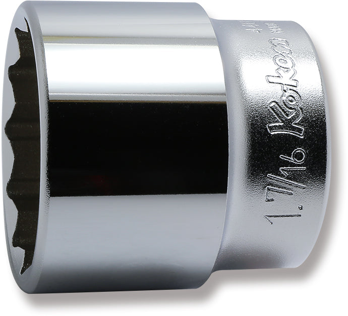 Ko-ken 4405A-1/2 1/2 Sq. Dr. Socket  1/2 12 point Length 37mm
