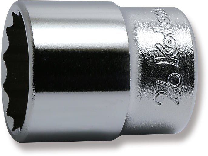Ko-ken 4405M-27 1/2 Sq. Dr. Socket  27mm 12 point Length 43mm