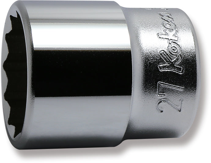 Ko-ken 4405M-28 1/2 Sq. Dr. Socket  28mm 12 point Length 43mm