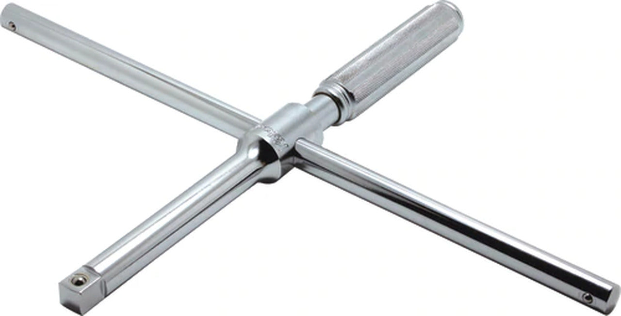 Ko-ken 4711XZ T Handle  1/2 Square Length 264 x 350mm Sliding Bar Free Turn Grip