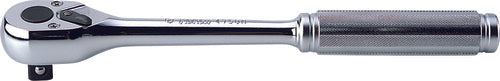 Ko-ken 4750NB 1/2 Sq. Dr. Ratchet Handle  30 teeth  Length 250mm Push Button Metal Handle