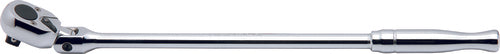 Ko-ken 4774PB 1/2 Sq. Dr. Ratchet Handle  24 teeth Flexible Head Length 330mm Push Button Polished Handle