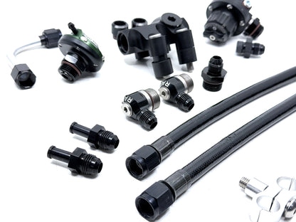 Mazda RX7 FD3S 13B-REW Engine Fuel System (Turblown LIM) (6an feed & return)