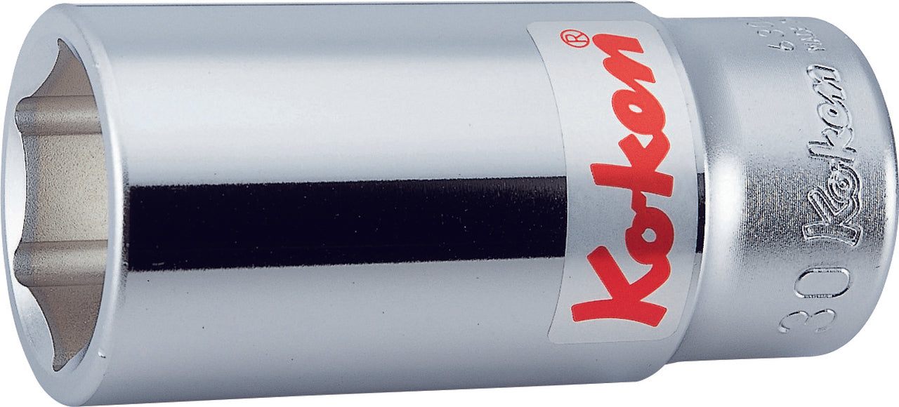 Ko-ken 6300M-23 3/4 Sq. Dr. Socket  23mm 6 point Length 90mm