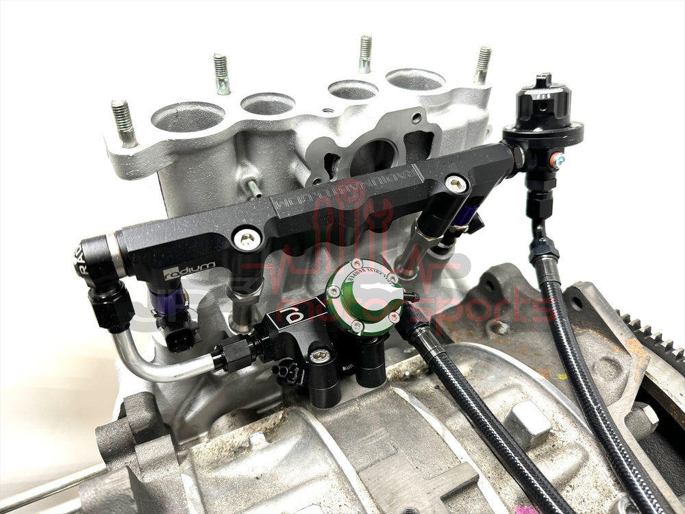 Mazda RX7 FD3S 13B-REW Engine Fuel System (OEM LIM) (6an feed & return ...