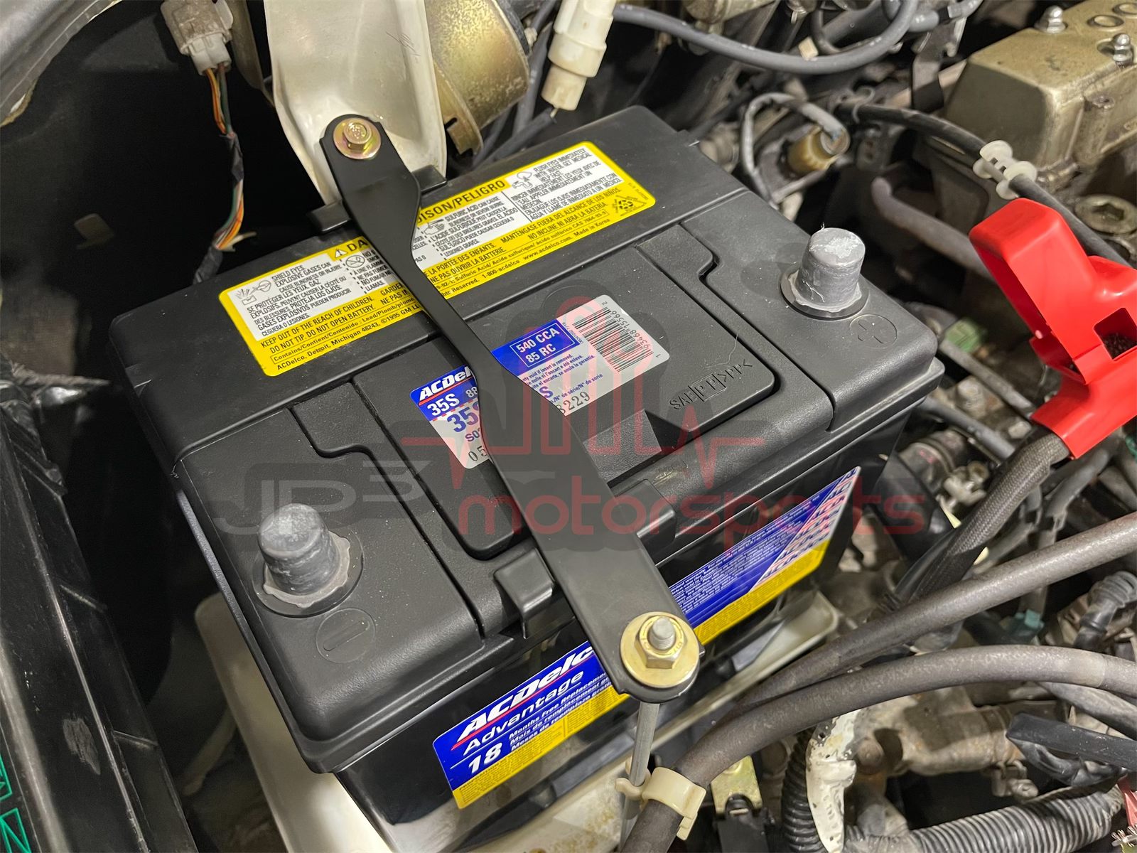 Toyota MR2 AW11 NA Reproduction Battery Tie Down Bracket Kit