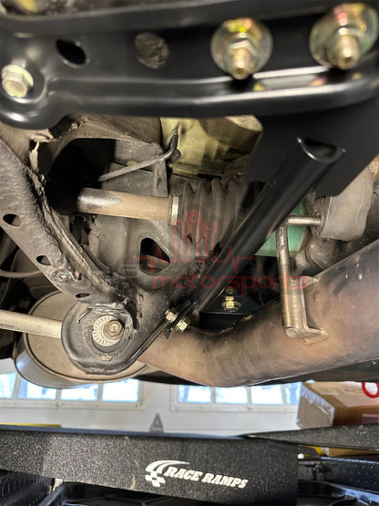 Mazda RX7 FD3S Rear Subframe Tubular Reinforcement Cross Brace and Mounting Bracket Combo Kit