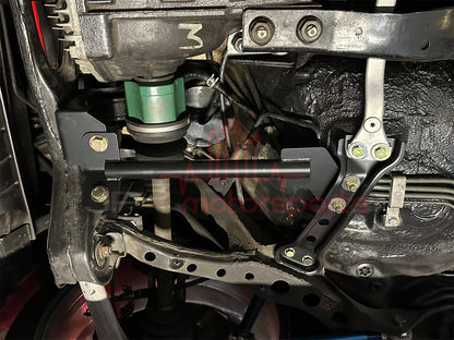 Mazda RX7 FD3S Rear Subframe Tubular Reinforcement Cross Brace and Mounting Bracket Combo Kit