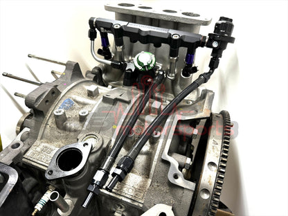 Mazda RX7 FD3S 13B-REW Fuel System Fittings and Lines ONLY (engine side) (Xcessive LIM)