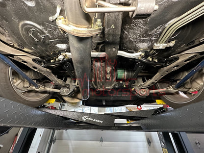 Mazda RX7 FD3S Rear Subframe Tubular Reinforcement Cross Brace and Mounting Bracket Combo Kit