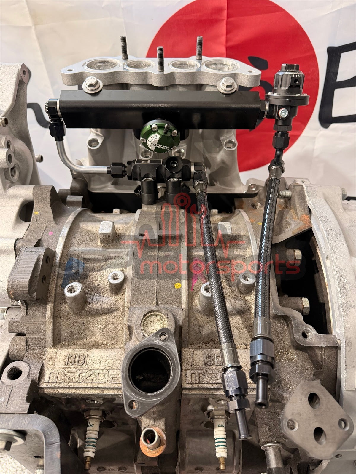 Mazda RX7 FD3S 13B-REW Engine Fuel System (Turblown LIM) (6an feed