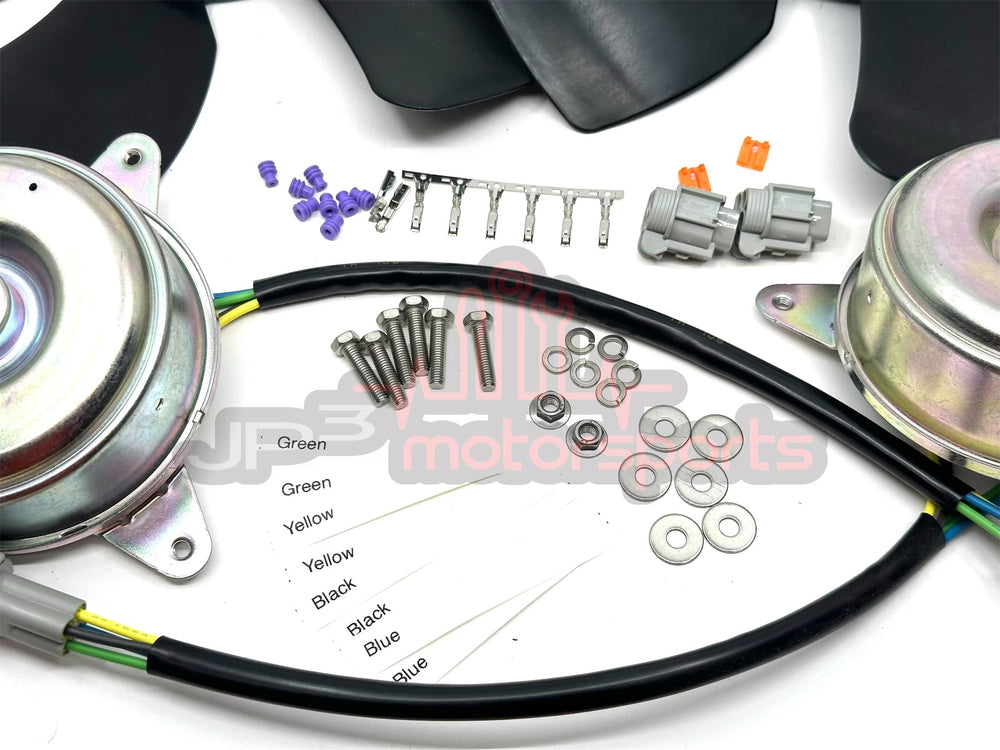 Mazda RX7 FD3S Radiator Fan & Motor Upgrade Kit – JP3 Motorsports