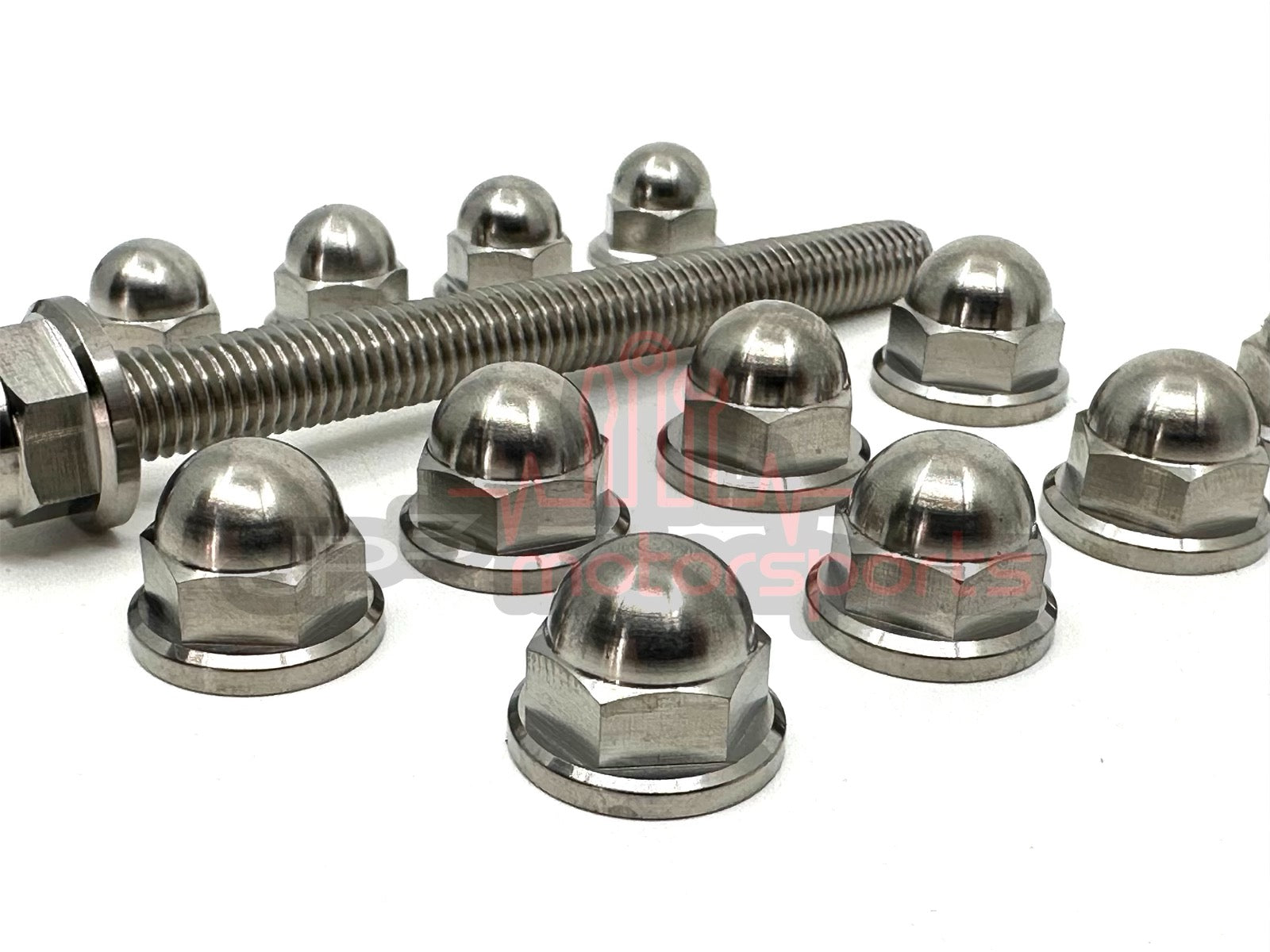 Mazda RX7 FD3S 13B-REW Titanium Acorn Nut Set (UIM and Throttle Body)