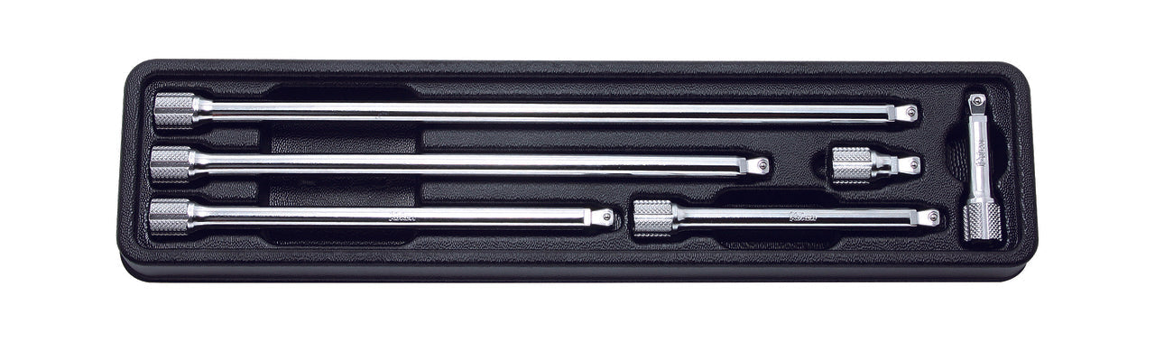 Ko-ken PK3760/6 3/8 Sq. Dr. Extension Bar set  32-250mm ABS Tray   6 pieces