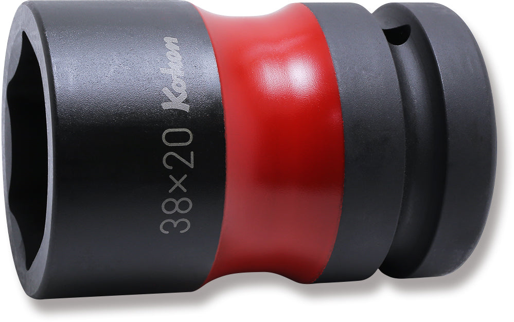 Ko-ken PW8P-41X19 1 Sq. Dr. Rear Wheel Nut Socket  41 x 19mm Hex x Square 87mm Color coded