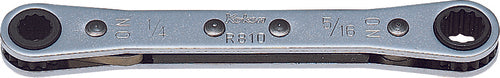 Ko-ken R810-3/8X7/16 Ratcheting Ring Wrench  3/8x7/16 6 point 140mm Reversible