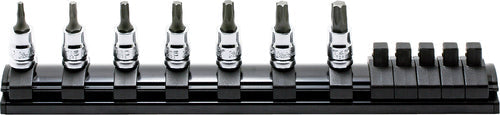 Ko-ken RS2025Z/7-L50 1/4 Sq. Dr. 7 Piece Z-Series TORXÂ® Bit Socket Set T10-T40  Length 50mm