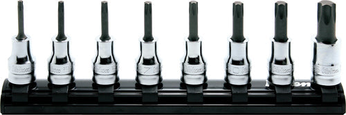 Ko-ken RS3025Z/8-L75 3/8 Sq. Dr. 8 Piece Z-Series TORXÂ® Bit Socket set TORX T20-T55