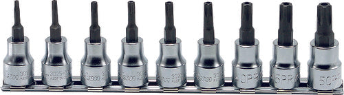 Ko-ken RS3025Z/8-L50 3/8 Sq. Dr. 8 Piece Z-Series TORXÂ® Bit Socket set T20-T55