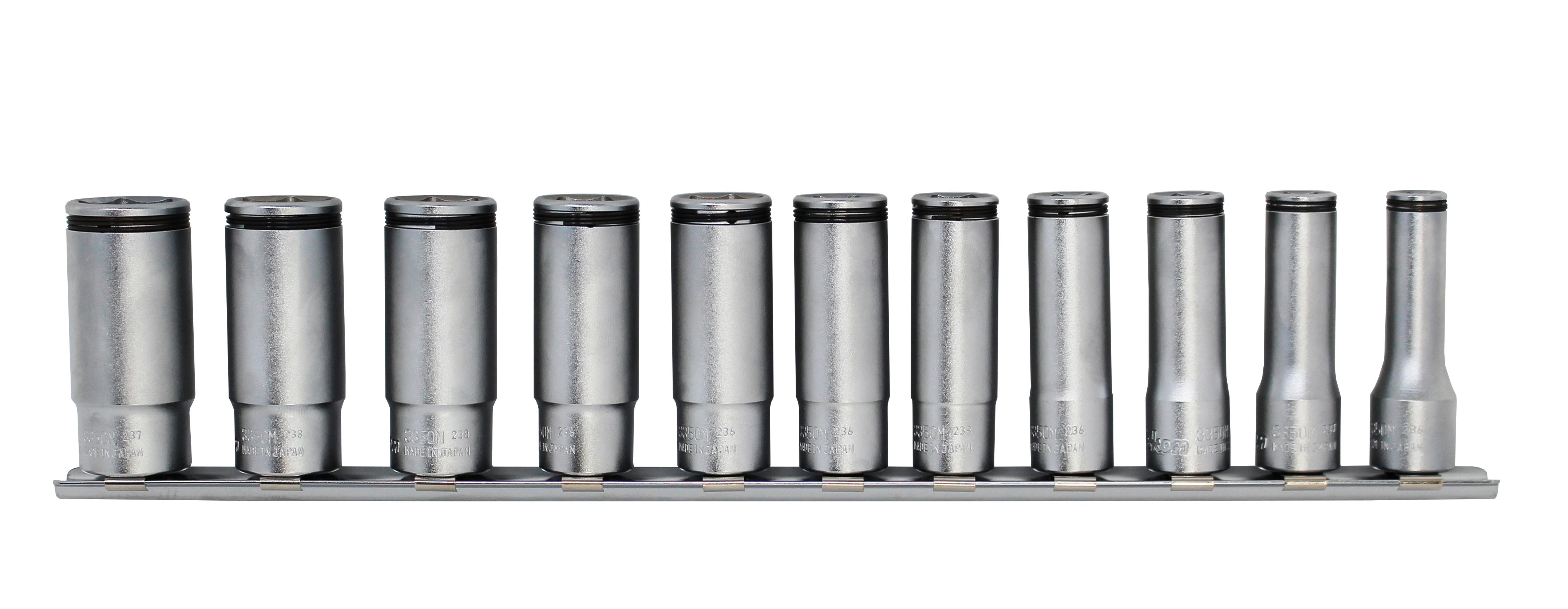 Ko-ken RS3350M/5 3/8 Sq. Dr. Deep NUT GRIPÂ® Socket Set  8mm-14mm - 5 pieces