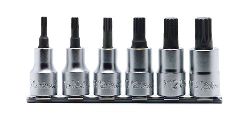Ko-ken RS4025/9-IP 1/2 Sq. Dr. Bit Socket 9 piece TORXplusÂ® set 20IP-60IP