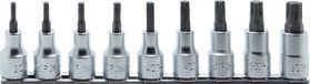 Ko-ken RS4025/9-L60 1/2 Sq. Dr. Bit Socket 9 piece TORXÂ® set  T20-T60