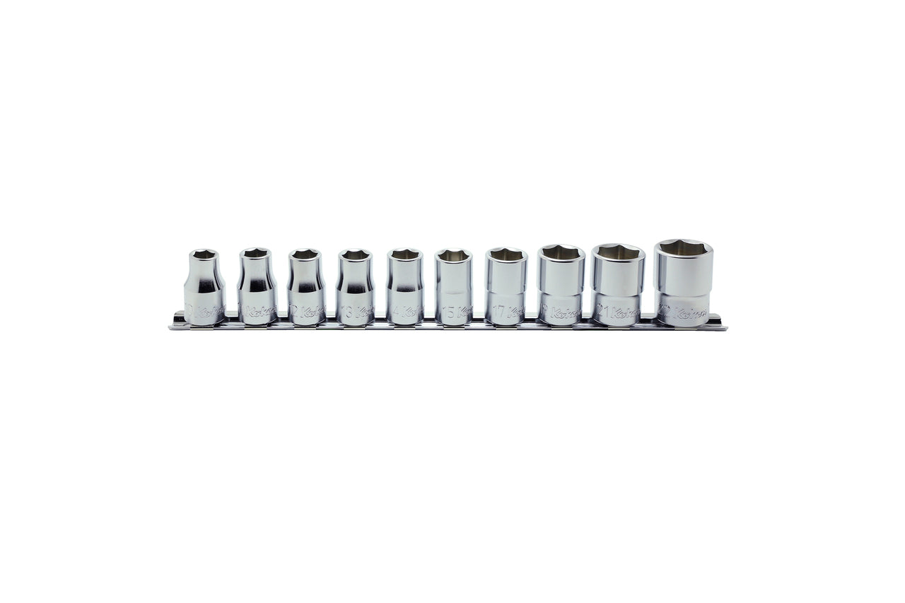 Ko-ken RS4400MZ/10 1/2 Sq. Dr. Socket set  10-27mm 6 point 300mm Z-series 10 pieces