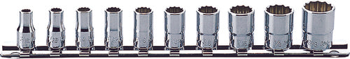 Ko-ken RSX025/11-IP 1/4, 3/8, 1/2 Sq. Dr. 11 Piece TORXplusÂ® Bit Socket set 10IP-60IP