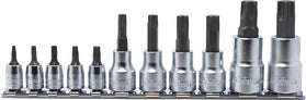 Ko-ken RSX025/11-IPR 1/4, 3/8 Sq. Dr. 11 Piece Tamper-Resistant TorxplusÂ® Bit Socket set 8IPR-55IPR