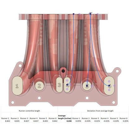 Turblown Cast RX7 FD3S Lower Intake Manifold