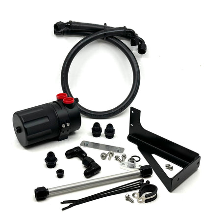 Mazda RX7 FD3S Assembled LARGE Catch Can Kit for TURBLOWN OIL FILLER NECK