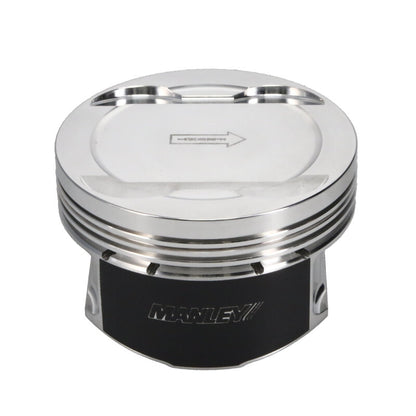 Manley Ford 3.7L Cyclone V6 3.76in Bore 9.5:1 Comp Ratio -5.0cc Dish Platinum Piston - Single
