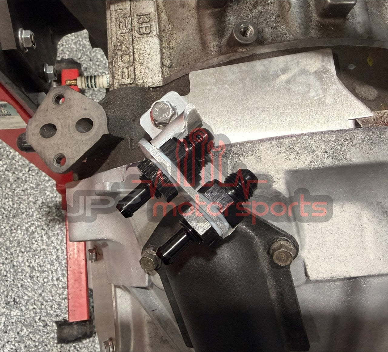 Mazda RX7 FD3S 6AN/6AN to 5/16" Barb Fuel Line Bulkhead Kit