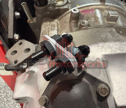 Mazda RX7 FD3S 6AN/6AN to 5/16" Barb Fuel Line Bulkhead Kit