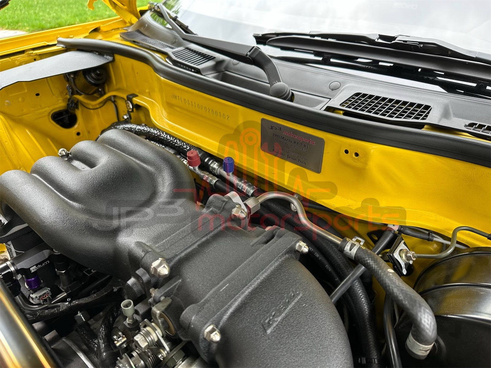 Mazda RX7 FD3S 13B-REW AC Line Kit for SMIC/FMIC (LHD) ***DENSO Evaporator*** (Big Turbo)
