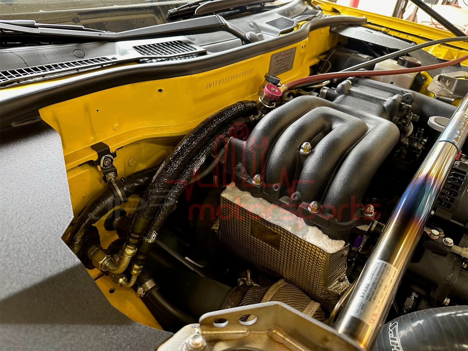 Mazda RX7 FD3S 13B-REW AC Line Kit for SMIC/FMIC (LHD) ***DENSO Evaporator*** (Big Turbo)