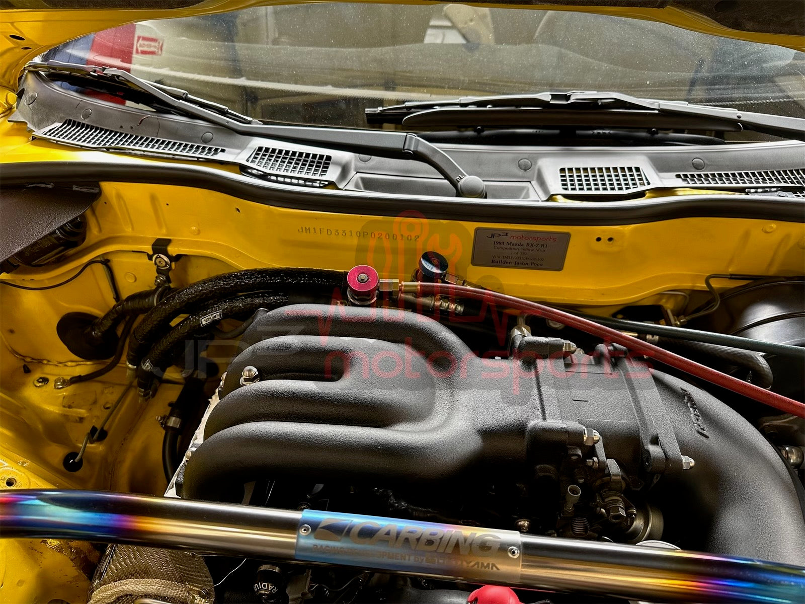 Mazda RX7 FD3S 13B-REW AC Line Kit for SMIC/FMIC (LHD) ***DENSO Evaporator*** (Big Turbo)