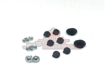 Mazda RX7 FD3S Windshield Cowl Trim Caps & Screw Kit (OEM)